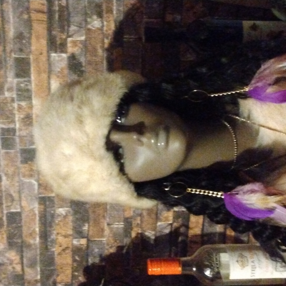 Light Vintage Mink Cream Hat - Picture 4 of 5
